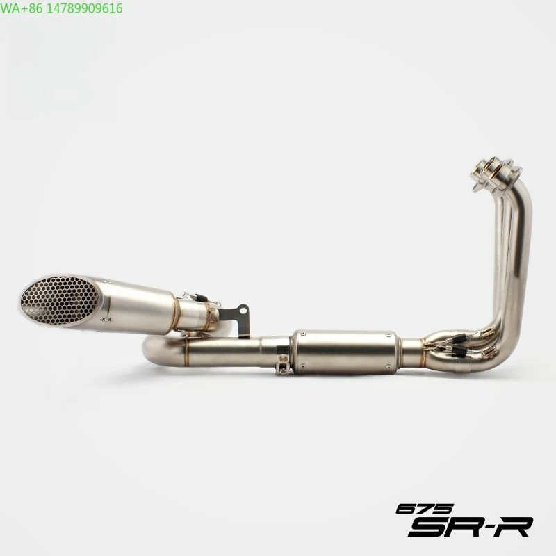 

Полноразмерный кастомный мотоциклетный выхлоп RS, подходит для CF Spring Breeze 675SR/NK, модифицированный полноразмерный наклонный сотовый глушитель