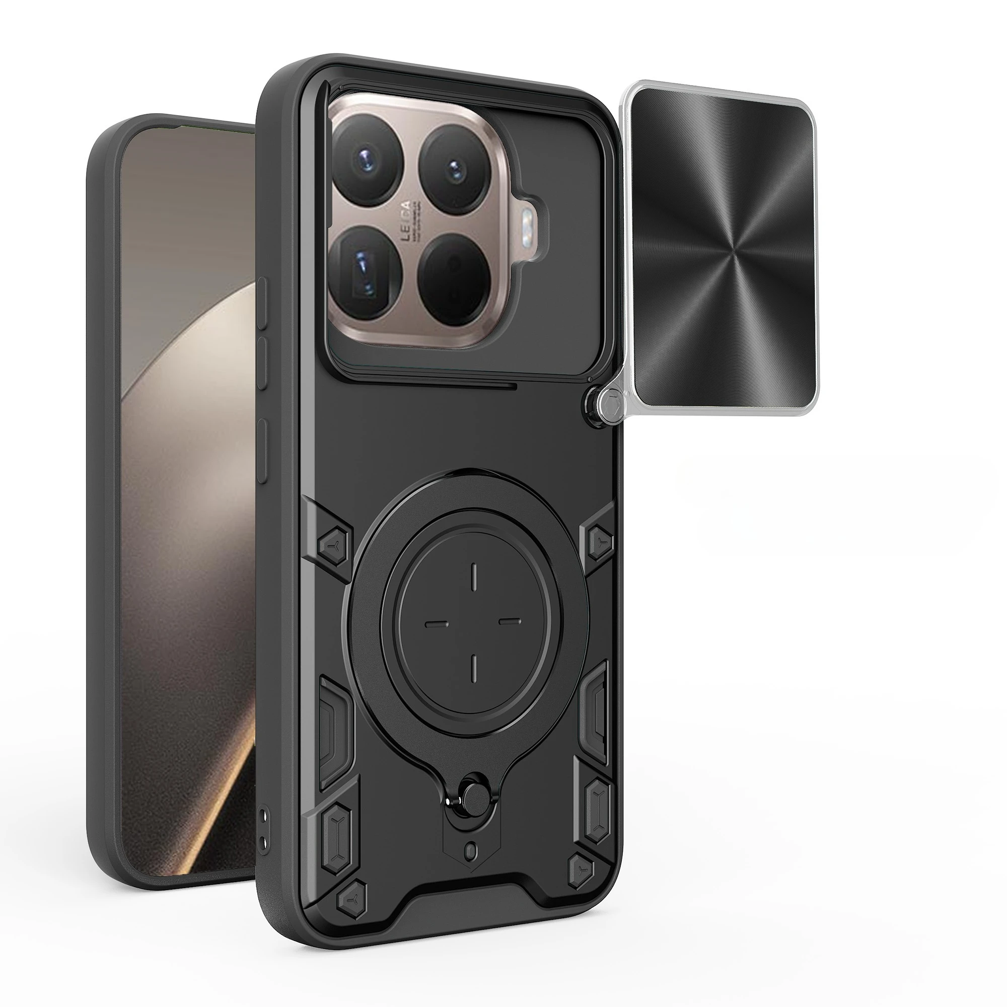 

Cover Case for Xiaomi 15T Pro 5G 14T 12T 11T 13T Pro Mi15t Xiaomi15t Xiao Mi 15t Magnetic Ring Armor Protection Kickstand Cover