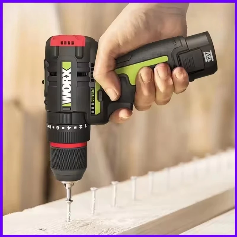 131X Cordless Impact Drill 40Nm 1800rpm 27000bpm Brushless Motor Electric Screwdriver 12V Battery Wireless Power Tools