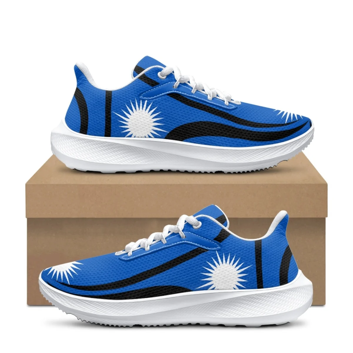 Marshall Island Kwajalein Flag Print Comfort  Sneakers for Fitness Sport Shockproof Lightweight Casual Running Shoes Drop Ship