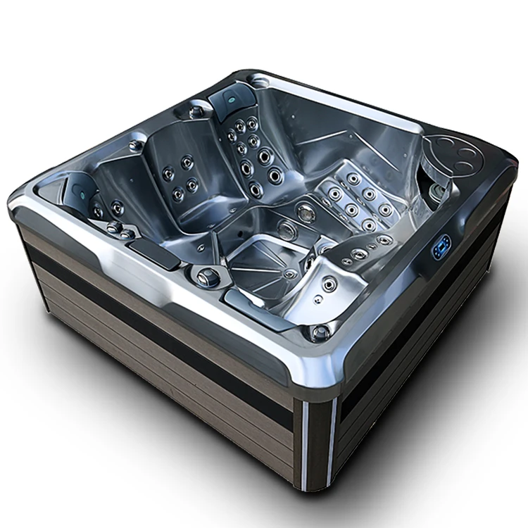 New Balboa System Acrylic Outdoor Spa Hot Tub Massage Bathtub Whirlpool 2 Lounge