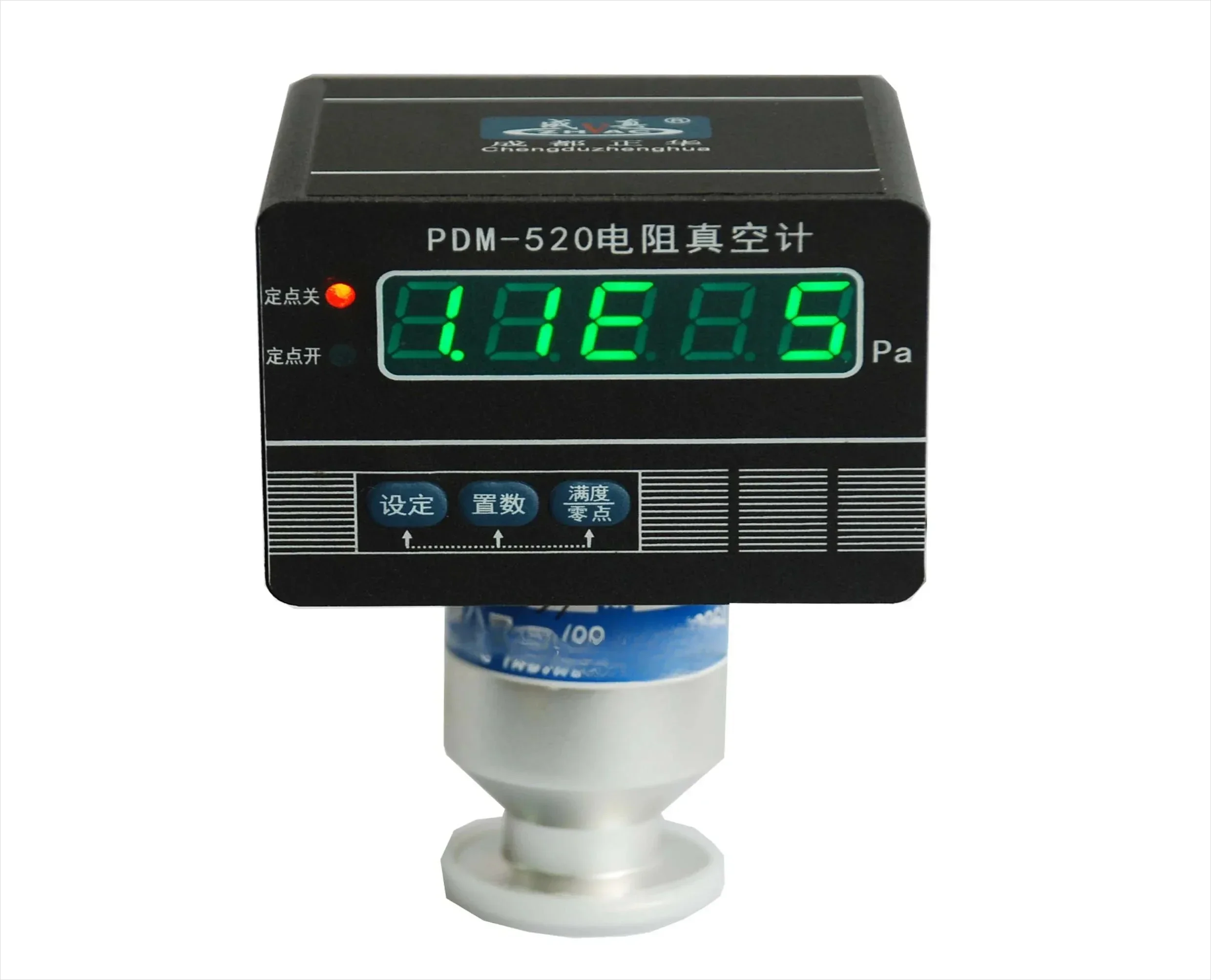 Chengdu Zhenghua Chengzhen Brand Micro Precision Resistance (Pirani) Vacuum Gauge PDM-520C  KF25