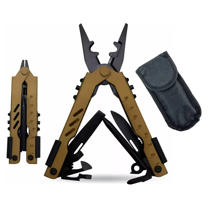 Multifunction Tools All-in -One Pliers combination Foldable Outdoor Camping EDC Emergency tools Bottle Opener Screwdriver