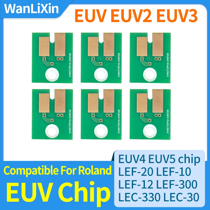 

4/6 шт. постоянный чип EUV EUV2 EUV3 EUV4 EUV5 чип картриджа с чернилами для принтера Roland LEF-12 LEF-20 LEC-330 300 540 LEJ-640 LEF-10