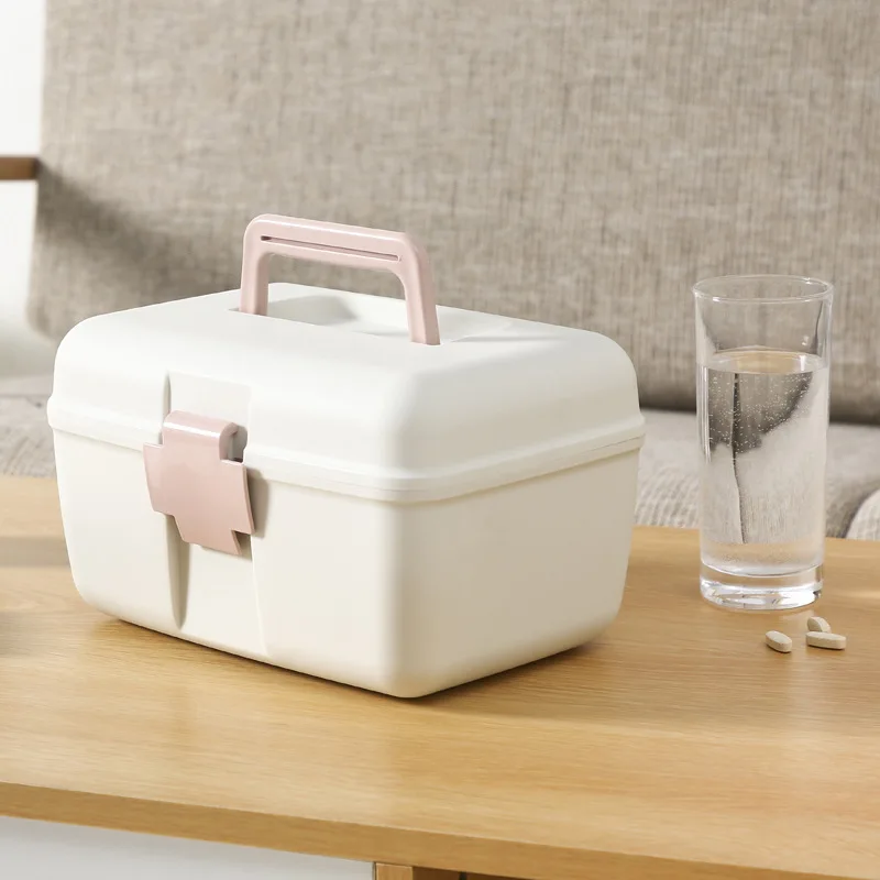 

Многофункциональная домашняя аптечка для путешествий, портативная коробка для хранения лекарств, пластиковая аптечка для здравоохранения, классификационное хранение