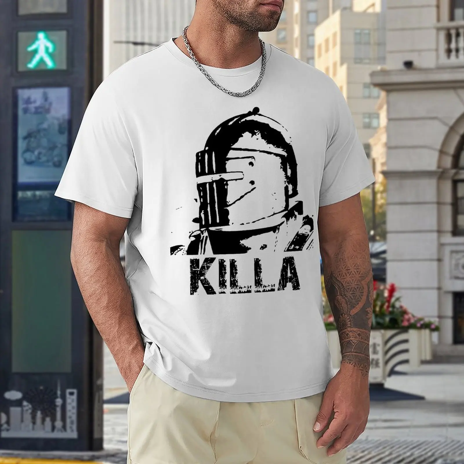 Killa Silhouette for Sale T-shirt Round Neck Move T-shirts Cute Aactivity Competition Nerd USA Size