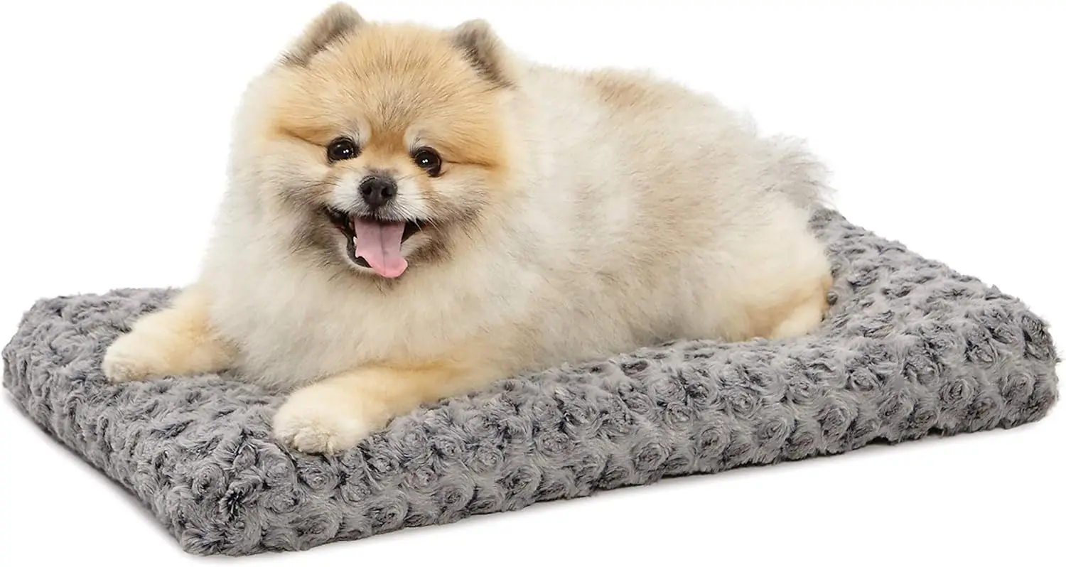 

Deluxe Dog Beds | Super Plush Dog & Cat Beds I For Dog Crates | Hine Wash & Dryer Friendly, 1-Year
