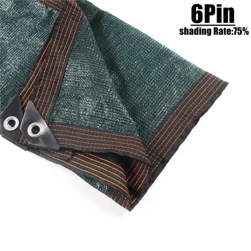 PZHI-For Garden Plant Shade Sail HDPE Dark Green Protection For Gazebo, Balcony And Shed Privacy 2X 5M
