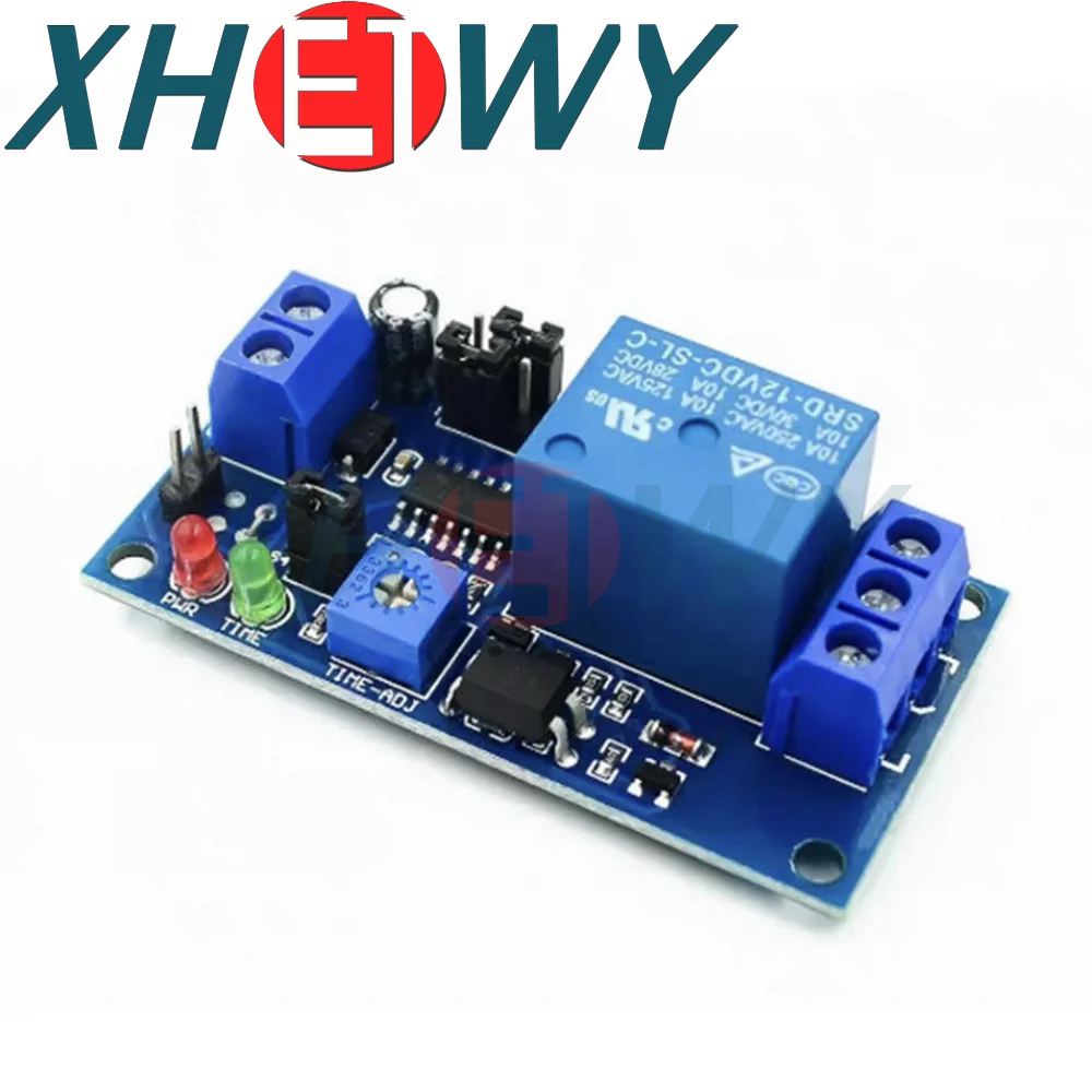 DC 12V Normally Open Type Triggered Delay Switch Time Delay Relay Module Circuit Timer Timing Board Switch Trigger