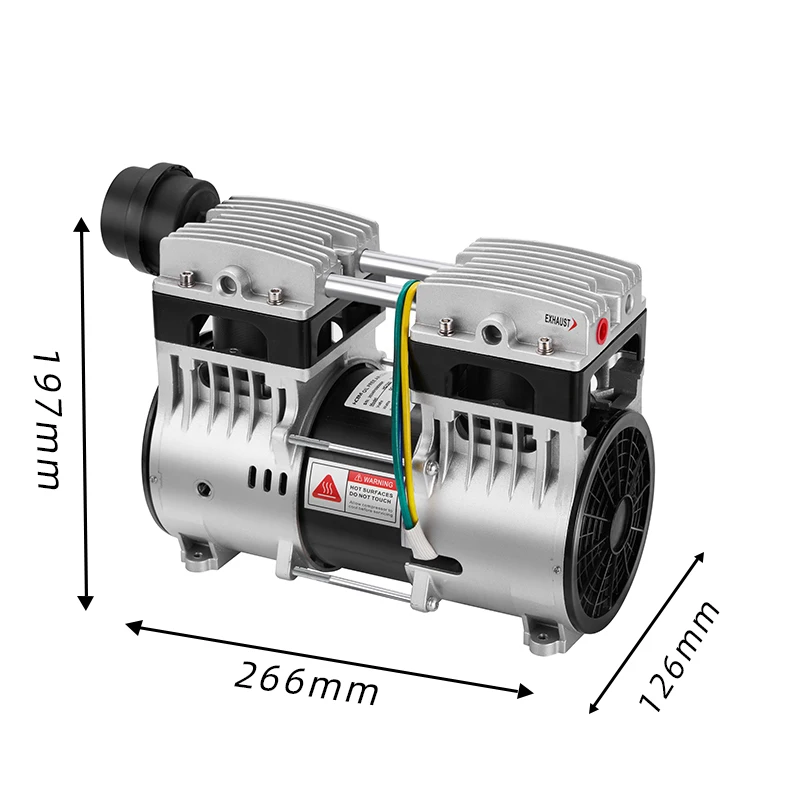 

HCEM 690W Quiet Efficient Air Compressor 12V DC Oil-Free Piston Air Compressor With Brushless Motor For Clinics
