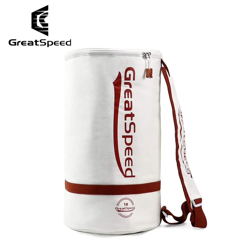 

GREATSPEED Tennis Bucket Bag with insulation Large capacity portable can hold 100 balls One shoulder ball bag