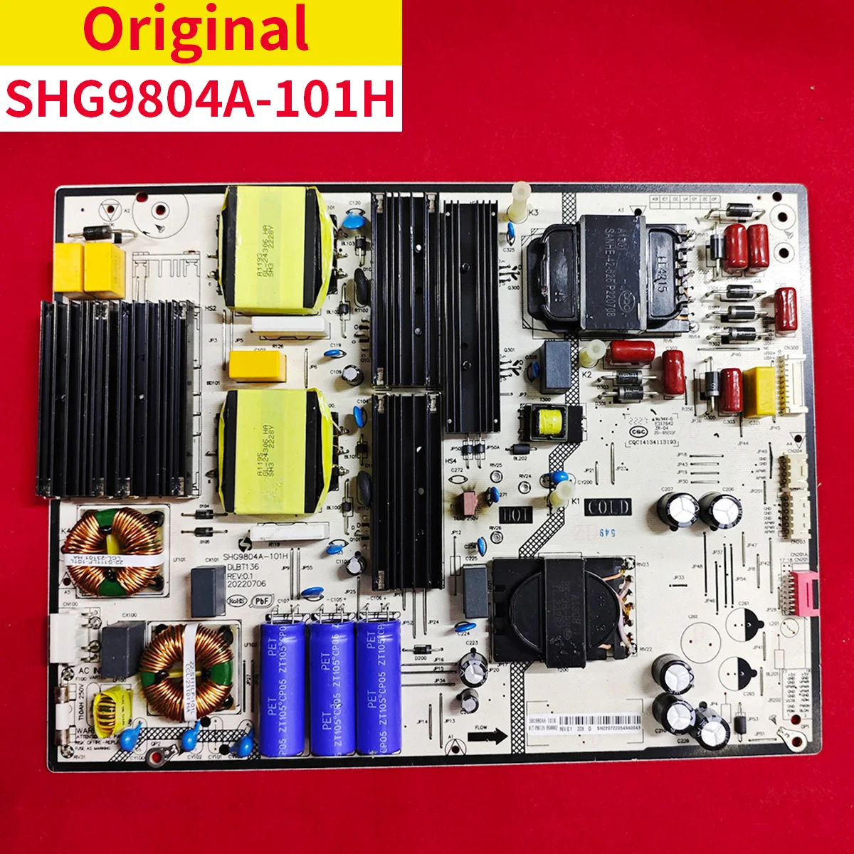 

Test working power board for SHG9804A-101H CQC14134113193