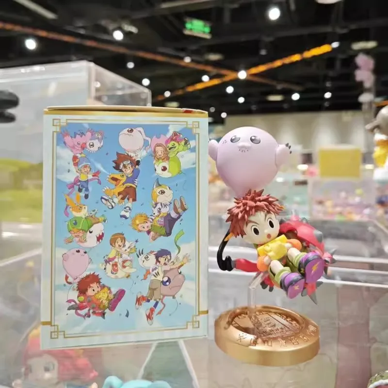 ฟิกเกอร์ของแท้จาก Bandai ซีรีส์ Digimon Adventure Balloon - กล่องสุ่มฉลองครบรอบ 25 ปี ยากามิ ไทจิ ของสะสมอนิเมะ ของเล่นโมเดล ของขวัญ