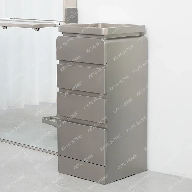 A  Hair shop tool table special cart for hair cutting Perm and dyeing tool cart