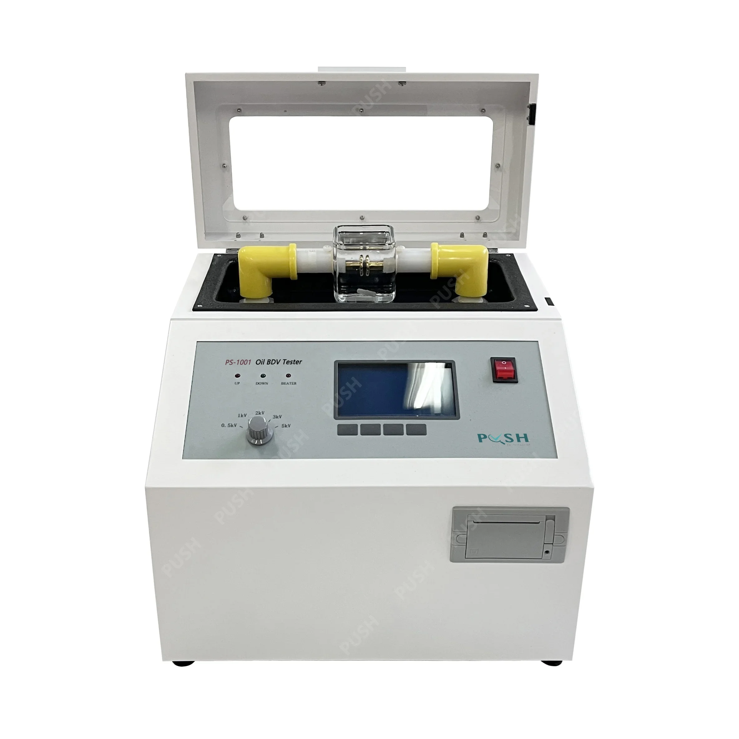 Push electric break down voltage dielectr oil tester lab testing equipment bdv tester