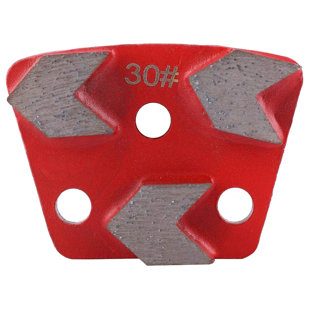 

30 Grit Metal Bond Scraper Trapezoid Diamond Floor Grinding Pad Disc for Removing Adhesives Spots Joints