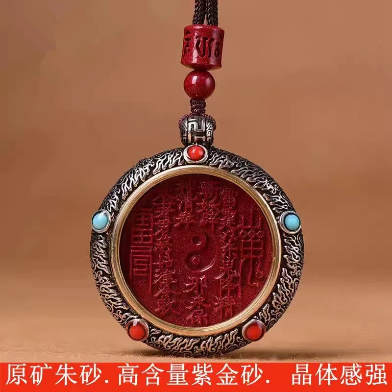 Purple Gold Sand Mountain Ghost Wheel Zodiac Pendant Necklace Women