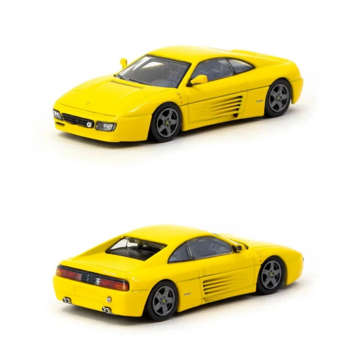 

Модель автомобиля Tarmac Works ROAD64 Yellow 348 Challenge в масштабе 1:64, T64R-082-YL, литая модель суперкара из сплава