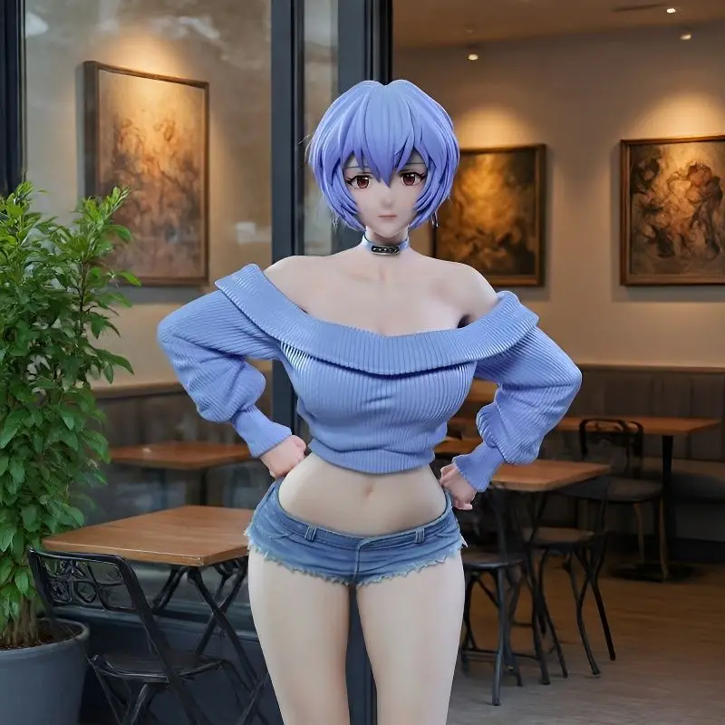 

Rei Ayanam Ayanami Rei Rei Ayanami 19cm Japanese Anime Girl Pvc Action Figure Toy Gk Game Statue Adult Collectible Model Doll