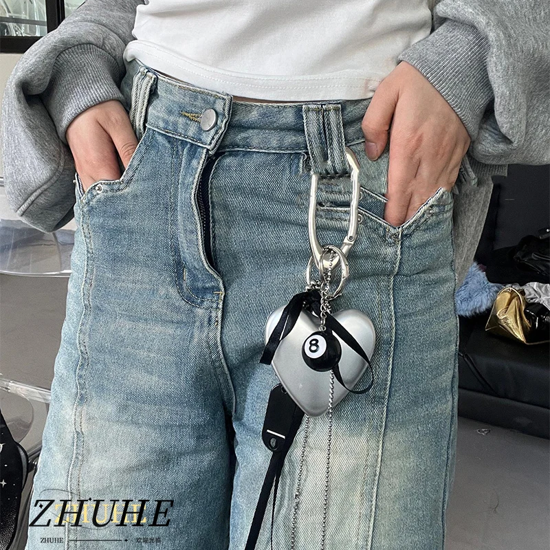 

ZHUHE Metal Heavy Multi-function Keychain Billiard Bag Pendant Chain Party Gift