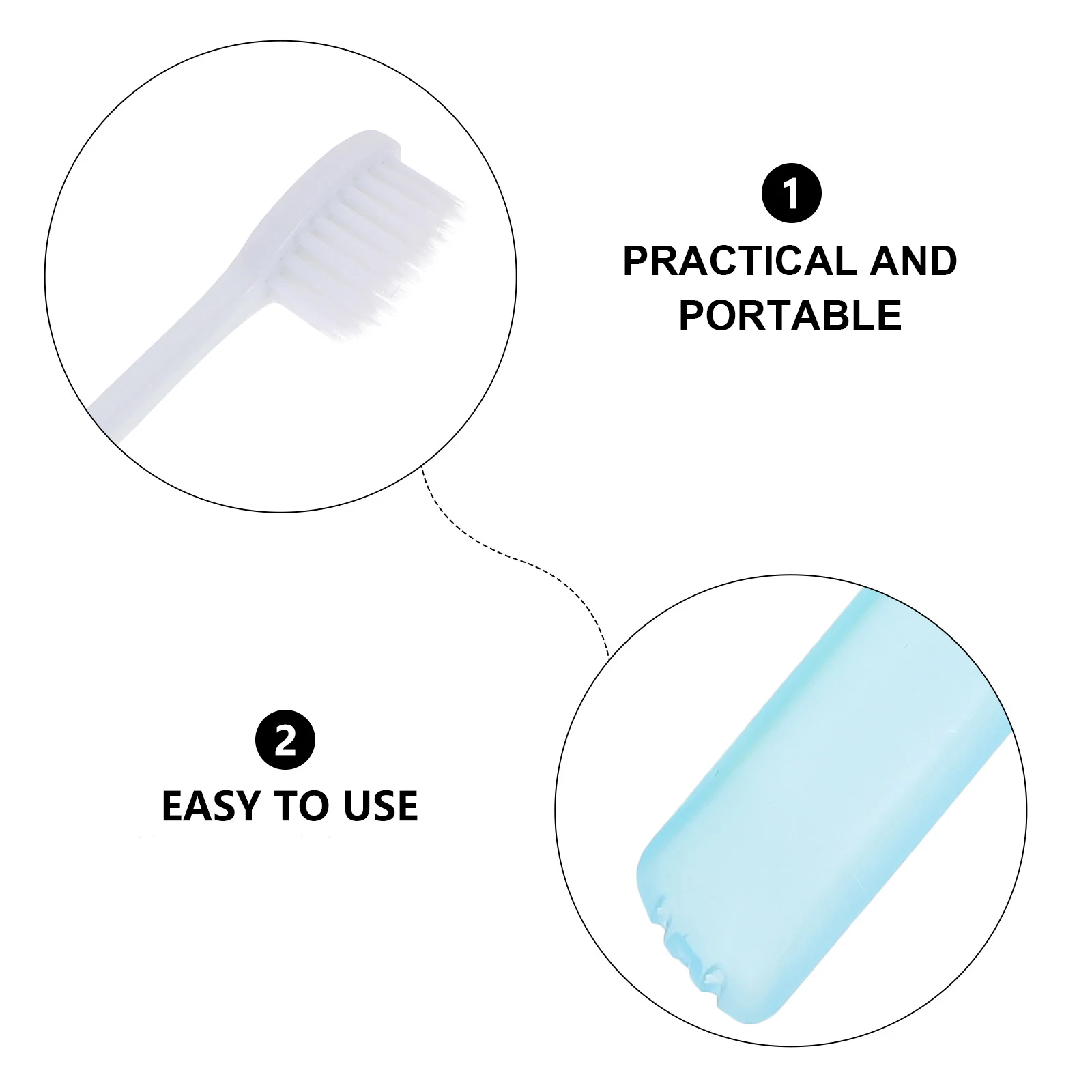 

12 шт. складная зубная щетка мини-размера портативный дорожный полипропиленовый материал одноразовые инструменты для ухода за зубами брекеты легкий вес