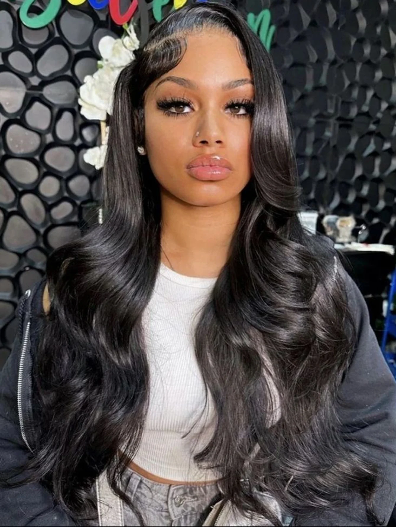 200密度レースフロントウィッグ人毛ボディウェーブ透明ブラジル産バージンヘアウィッグ13x4レースフロントウィッグ人毛