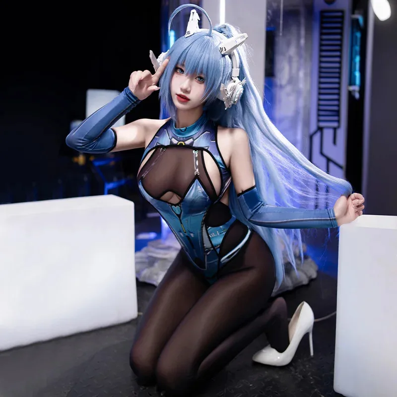 

Punk Cyber City Future Mechanical Warriors Mech Jumpsuit Women Bodysuit Pantyhose Outfits Cosplay Costume
