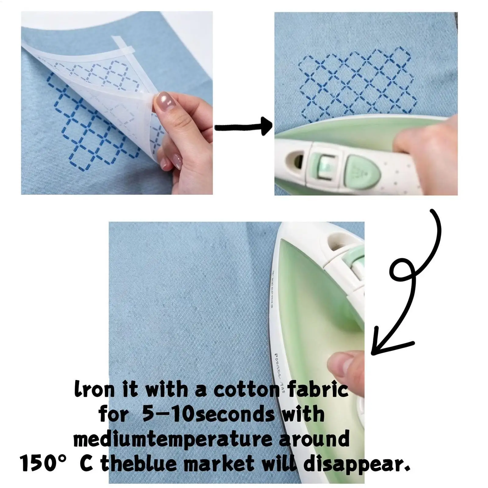 Heat Erasable Marking Cream DIY Complete Smooth Sewing Supplies Pattern Transferring Template Marker for Embroidery Sewing view 6