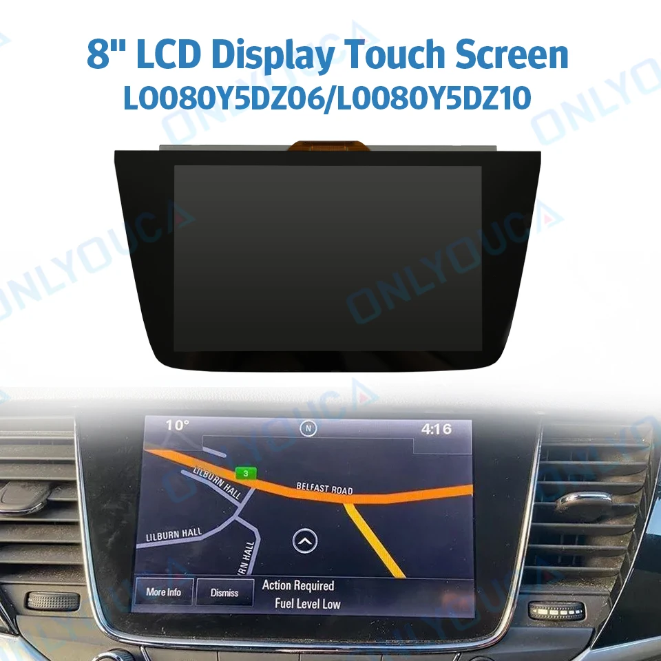 Original 8.0“ For OPEL Astra k Replace Touch Screen With LCD Display LQ080Y5DZ10 LQ080Y5DZ06 Vauxhall Car DVD GPS 2017 2016