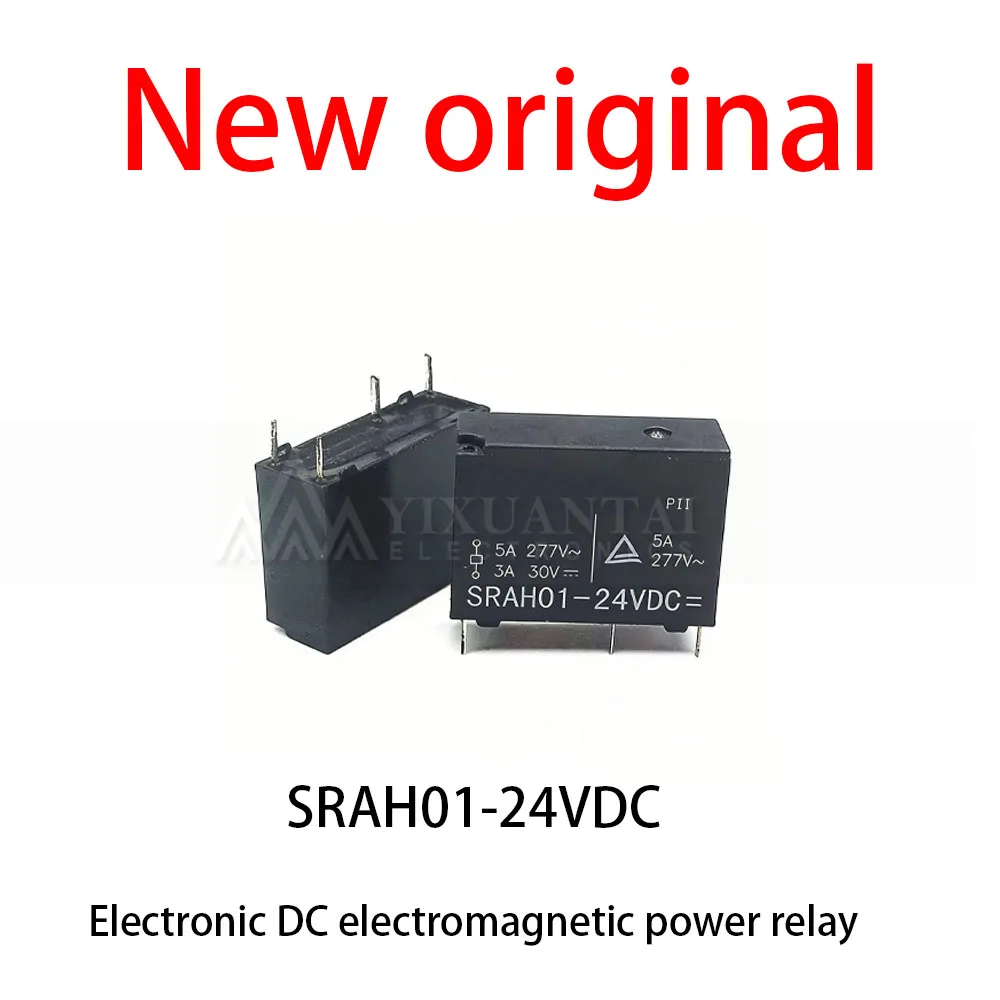 10Pcs/Lot New original SRAH01-24VDC Normally open electronic DC electromagnetic power relay
