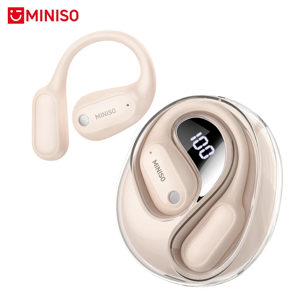 MINISO MS190 AI Voice Translator Earbuds 135 Languages Wireless Bluetooth