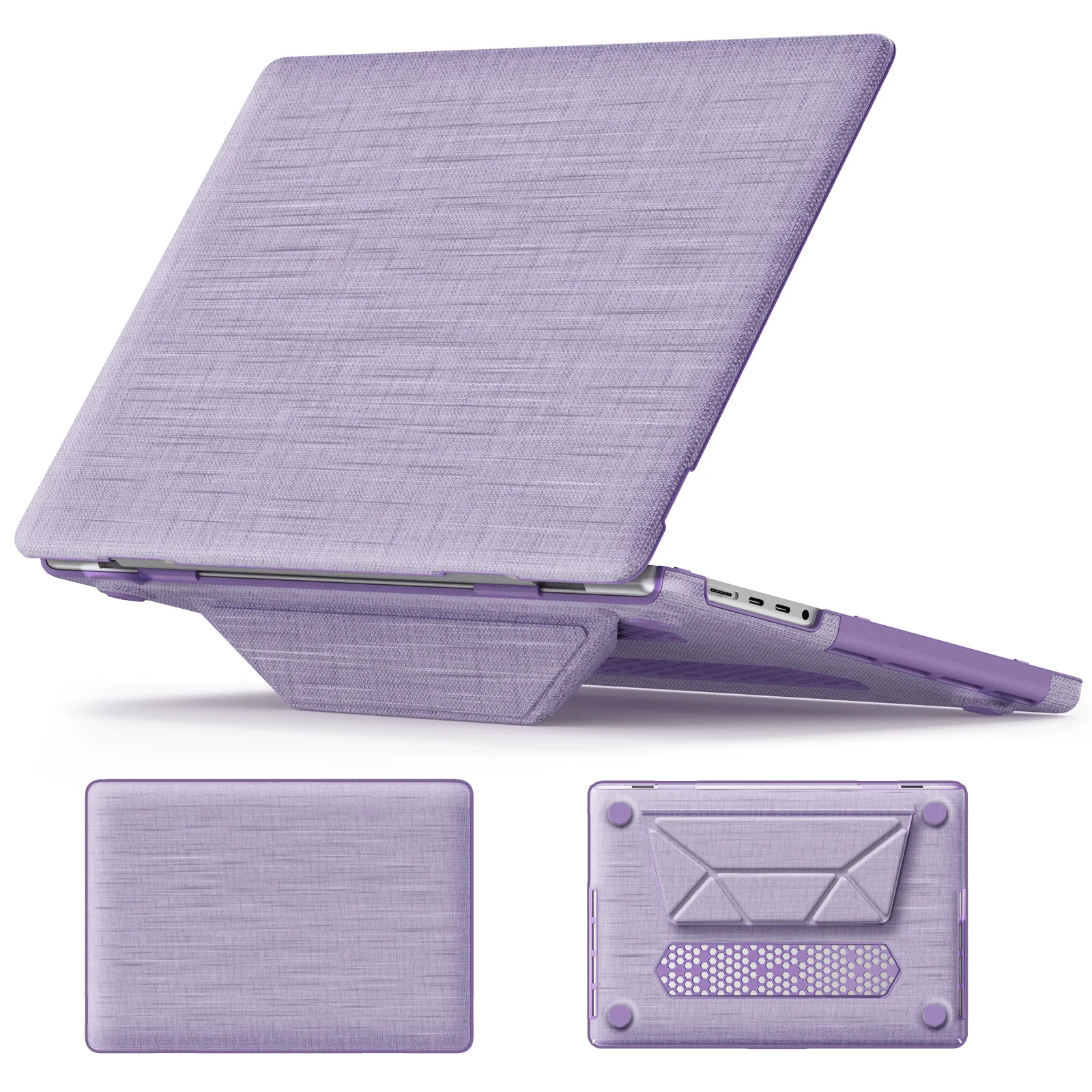 

Fabric Laptop Case Universal for MacBook Pro14 2024 2023 2021 M4 A3112 A3185 A3401 M3 A2918 A2992 A2779 A2442 Cowboy Stand Cover
