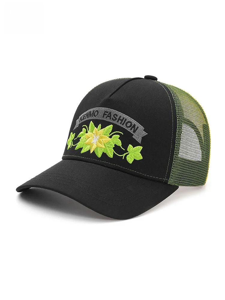 casquette-de-baseball-kenmo-2025-respirante-brodee-pare-soleil-tendance-unisexe-printemps-ete-en-fibre-de-polyester-a-large-bord