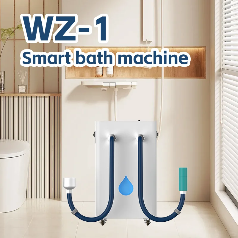 2026 new electric intelligent bath immersion machine for outdoor RV use, aluminum oxide enclosure, 3.75 liters per minute cycle