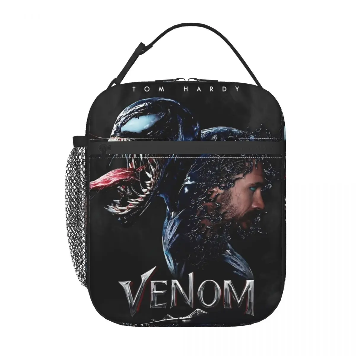 Insulated Lunch Bags Venom The Last Dance 2024 Movie Merch Storage Food Box Fashion Thermal Cooler Bento Box For School