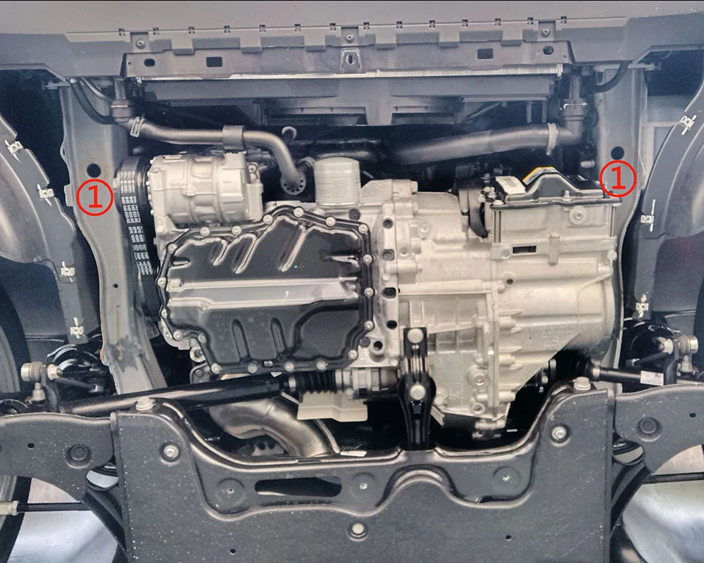 Engine Guards Aluminum-magnesium alloy Manganese Steel Alloy Engine Protection Device For VW Lamando L 2022-2024 1.4T