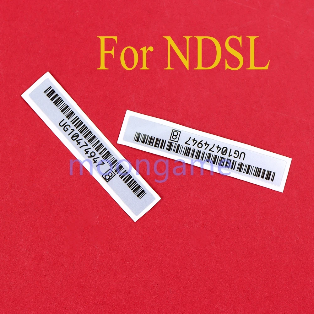 500pcs Replacement For Nintend 3DS 3DSXL NEW 3DSXL NDSIXL Stickers For NDSL Housing Shell Back Sticker Label Seals