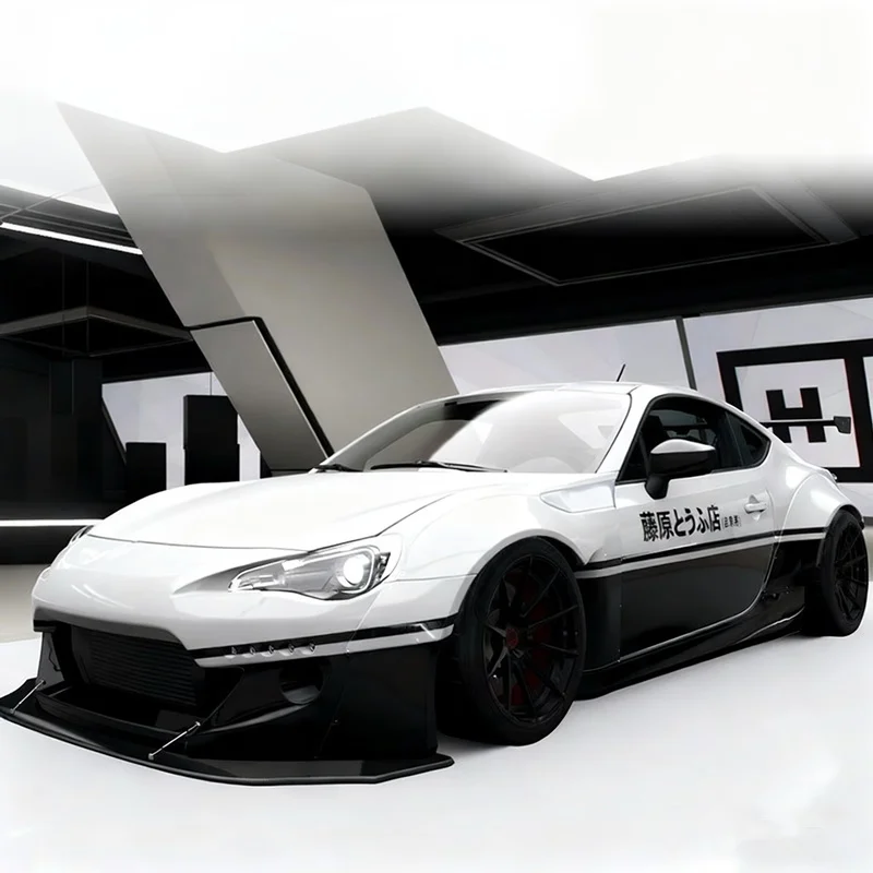 

1:22 GR Supra A90 Модифицированная модель спортивного автомобиля из сплава с широким кузовом, литая под давлением металлическая модель автомобиля, звук и свет, детская игрушка в подарок