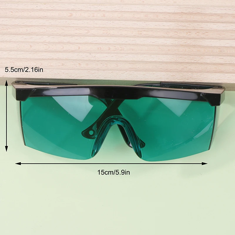 Safety Laser Enhancement Glasses Green Adjustable Protection Eyewear Goggle Glasses For Line/Rotary Lasers