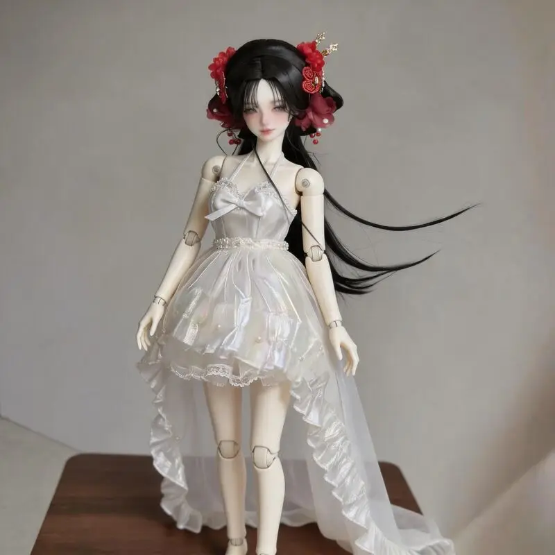 1/3 1/4 1/6 Doll Princess Exquisite Kawaii Long Tail Skirt Diy Girl Toy Bjd Dress Up Game Doll Accessories Only Doll Clothes