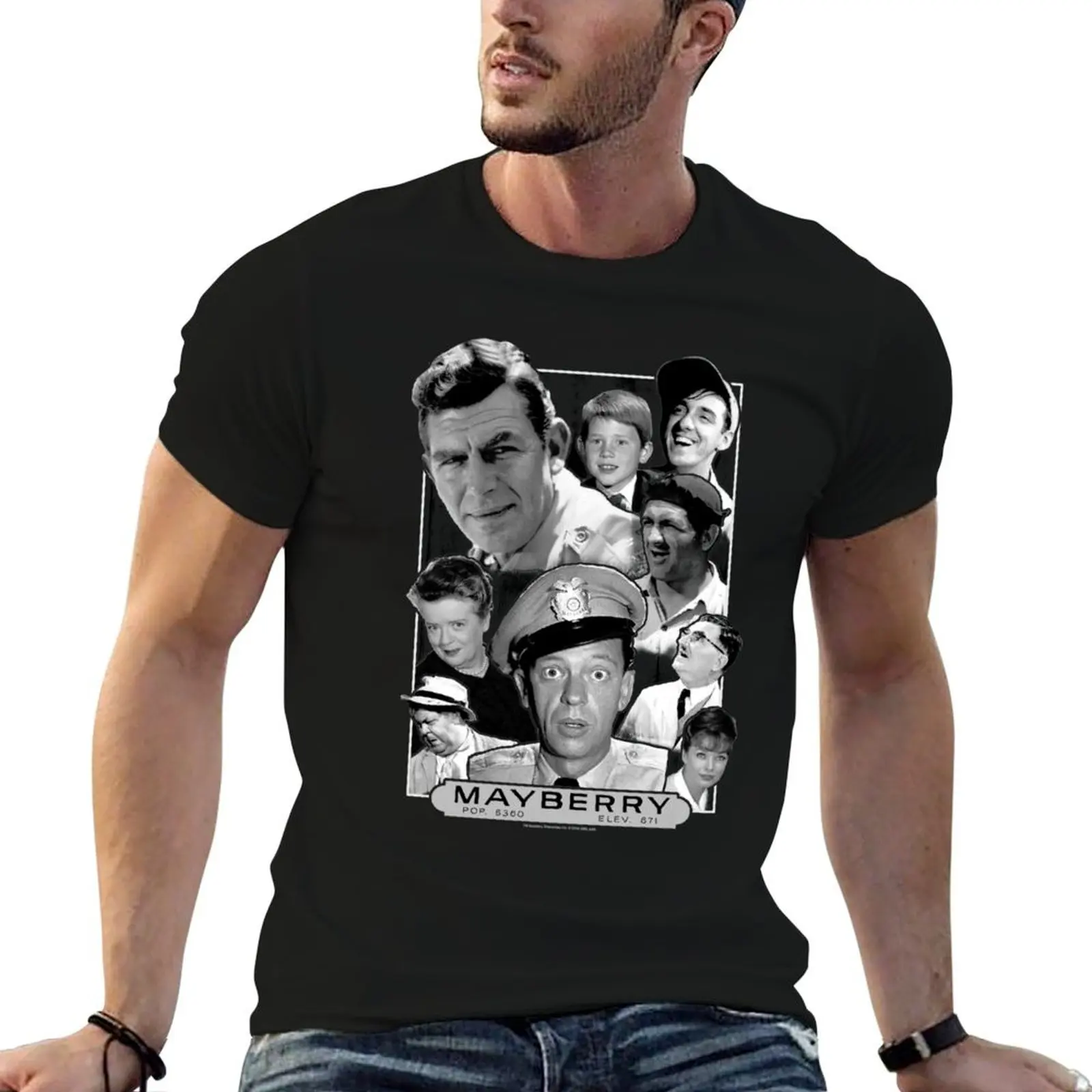 ANDY GRIFFITH MAYBERRY T-Shirt Heavy Duty Casual Work Tee