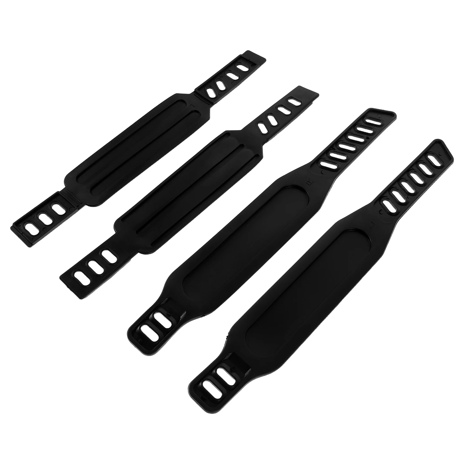 

2 Pairs Adjustable Anti-Slip Pedal Straps For Exercise Bike Universal Cycling Foot Straps Stationary Bike Pedal Bands Home Gym
