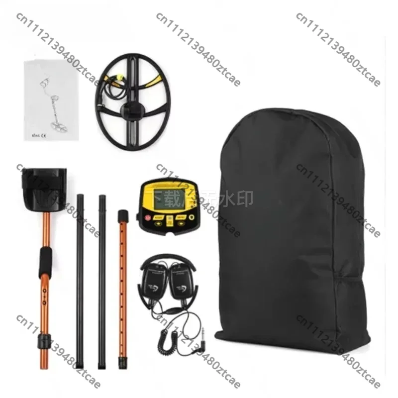 High Accuracy Handheld Metal Detector,Underground Gold Silver Treasure Finder with LCD Display,Portable Waterproof Metal Scanner