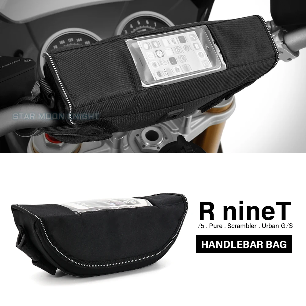 For BMW R nineT RnineT R nine T Pure Scrambler Motorcycle Accessories Waterproof Bag Storage Handlebar bag Travel Tool bag