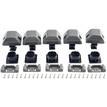 5PCSPush button catch lock cupboard door caravan cabinet camper motorhome latch knob zinc alloy hanging cabinet lock parts