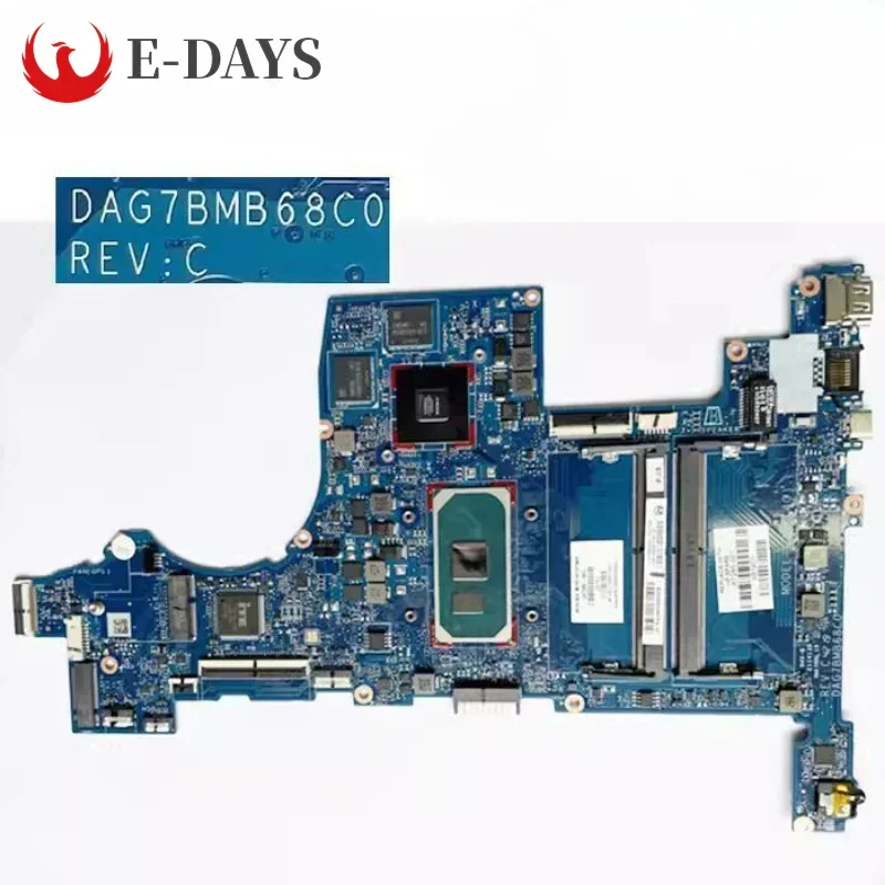 

Материнская плата для ноутбука Hp Pavilion 15-CS DAG7BMB68C0, материнская плата CPU I7-1065G7 DIS MX250 4G, 100% протестировано, в порядке