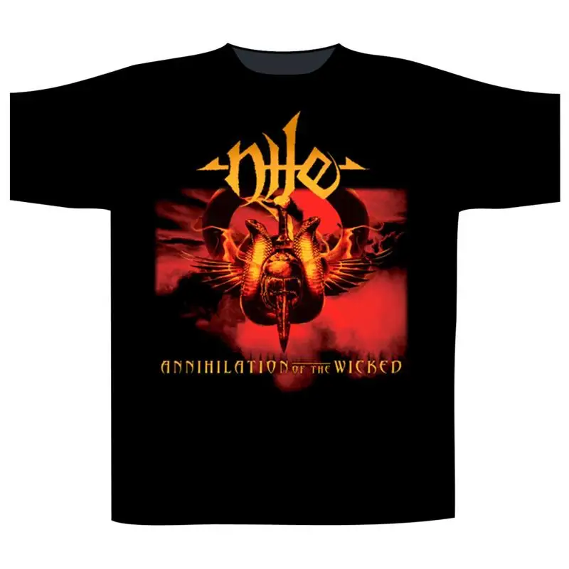 

NILE cd cvr ANNIHILATION OF THE WICKED Официальная рубашка 3XL Новые OOP catacombs
