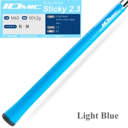 IOMIC-STICKY 2.3ゴルフグリップ、ユニバーサルラバーゴルフグリップ、9色、ゴルフの選択、新しい、13個