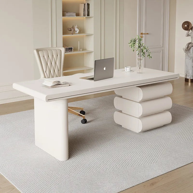 

home study computer desk, light luxury modern beauty salon medical beauty consultation table