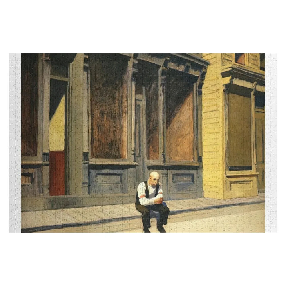 edward hopper paintings Jigsaw Puzzle Wood Animals Children Jigsaw For Kids Scale Motors Puzzle